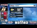 Hot & breezy with a stray shower or storm possible this week | 6/29