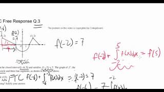 2017 AP Calculus AB or BC Free Response Question 3