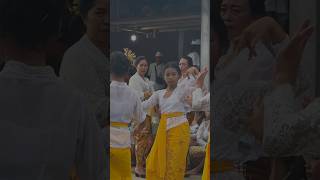 Trisna nari tari rejang sari di acara odalan pura dadye buu 2 april 2026
