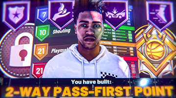 BEST 2-WAY PASS-FIRST POINT BUILD in NBA 2K20 | 59+ BADGE UPGRADES | MOST OVERPOWERED DEMIGOD BUILD