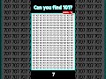 Can you find 101? #shorts #FindTheNumber #FocusTest #CanYouFind #SpotTheNumber #YouFailYouLose