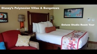 Polynesian DVC Deluxe Studio Room Tour (Walt Disney World July 2019)