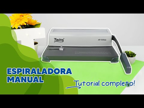 Encuadernación perfecta con nuestra máquina espiraladora Twins: Tutorial Completo