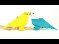 Cómo Hacer Un Pájaro De Papel Con Origami Fácil
