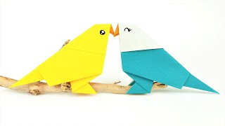 🐦 Cómo hacer un pájaro de papel con origami ¡Fácil!