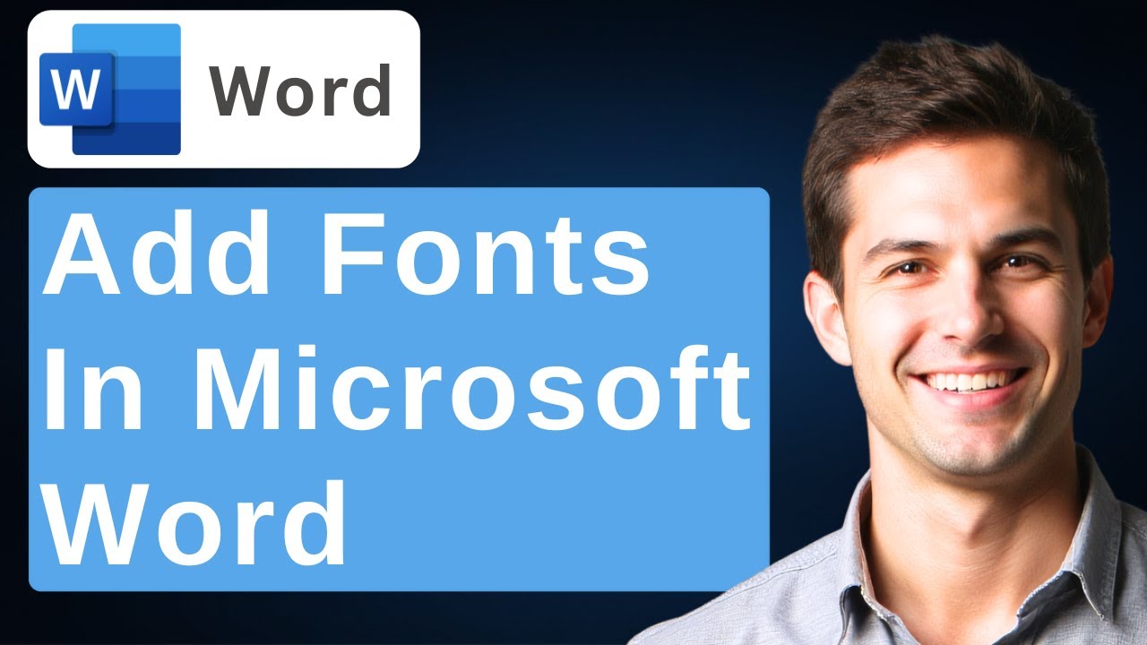 How To Add Fonts In Microsoft Word [2025 Guide] - YouTube