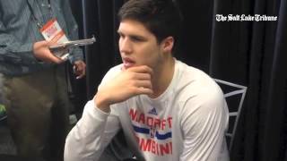Doug McDermott at the NBA combine.