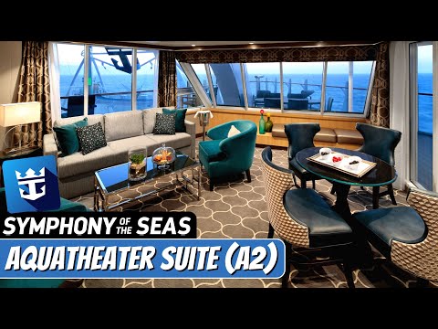 Symphony of the Seas AquaTheater Suite, 2 Bedrooms (A2) walkthrough tour