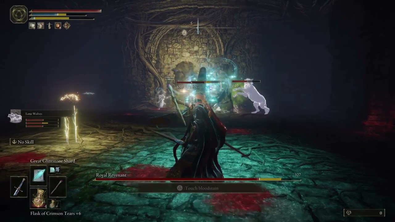 Elden Ring Royal Revenant Boss Fight as Mage