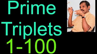 Prime Triplet, Triplet Primes, Prime Triplets 1 to 100, Definition of Prime Triplet, math web 2020.