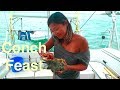 Conch Feast in Spanish Wells, Bahamas (Sailing SV Catsaway) - Ep. 35