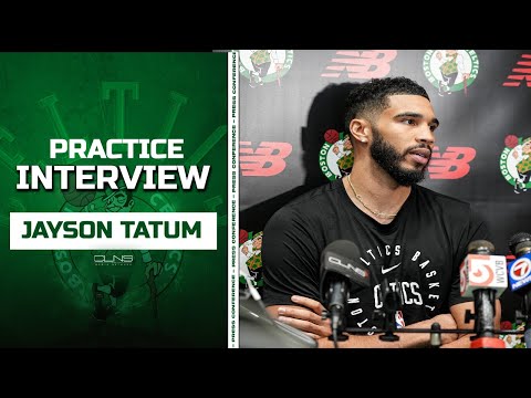 Jayson Tatum Talks About Starting 5 Netflix Documentary | Celtics Practice