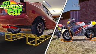 VEHICLE RAMPS - MAINTENANCE STAND FOR NSR50 - My Summer Car (Mod) #224 | Radex