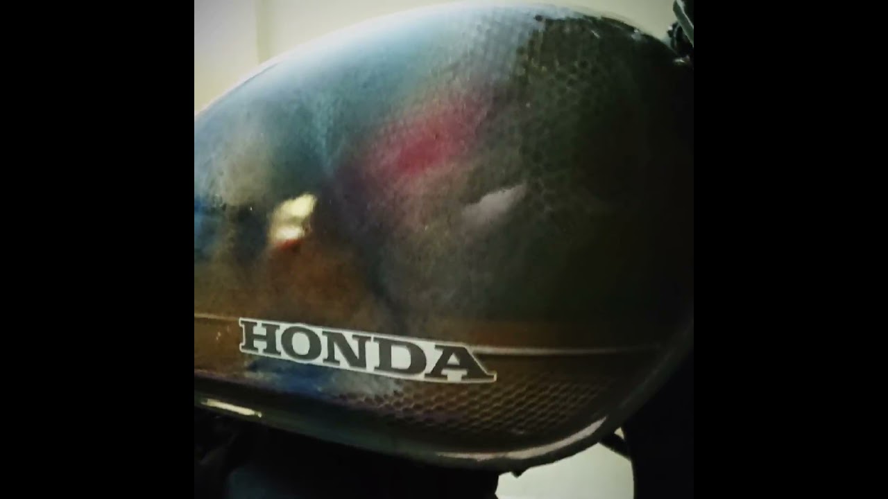 painting the bike - YouTube