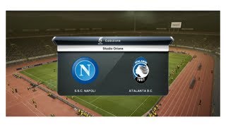 Napoli vs Atalanta 14/09/2013 Pes 2013