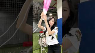 how to play baseball #aespa #æspa #에스파 #GISELLE #지젤