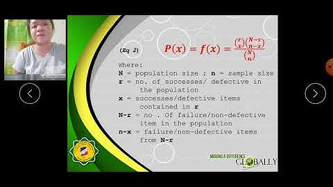 Hypergeometric Probability distributions