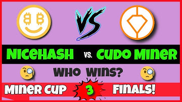 Nicehash vs Cudo Miner - Who
