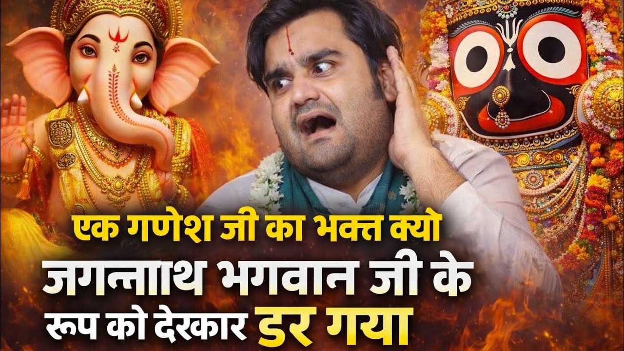 एक गणेश जी के भक्ति क्यों जगन्नाथ भगवान जी को देखकर डर गए अद्भुत और सत्य कथा