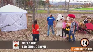 All aboard the Peanuts Pumpkin Patch Express! East Broad Top Railroad's fall ride and pumpkin patch