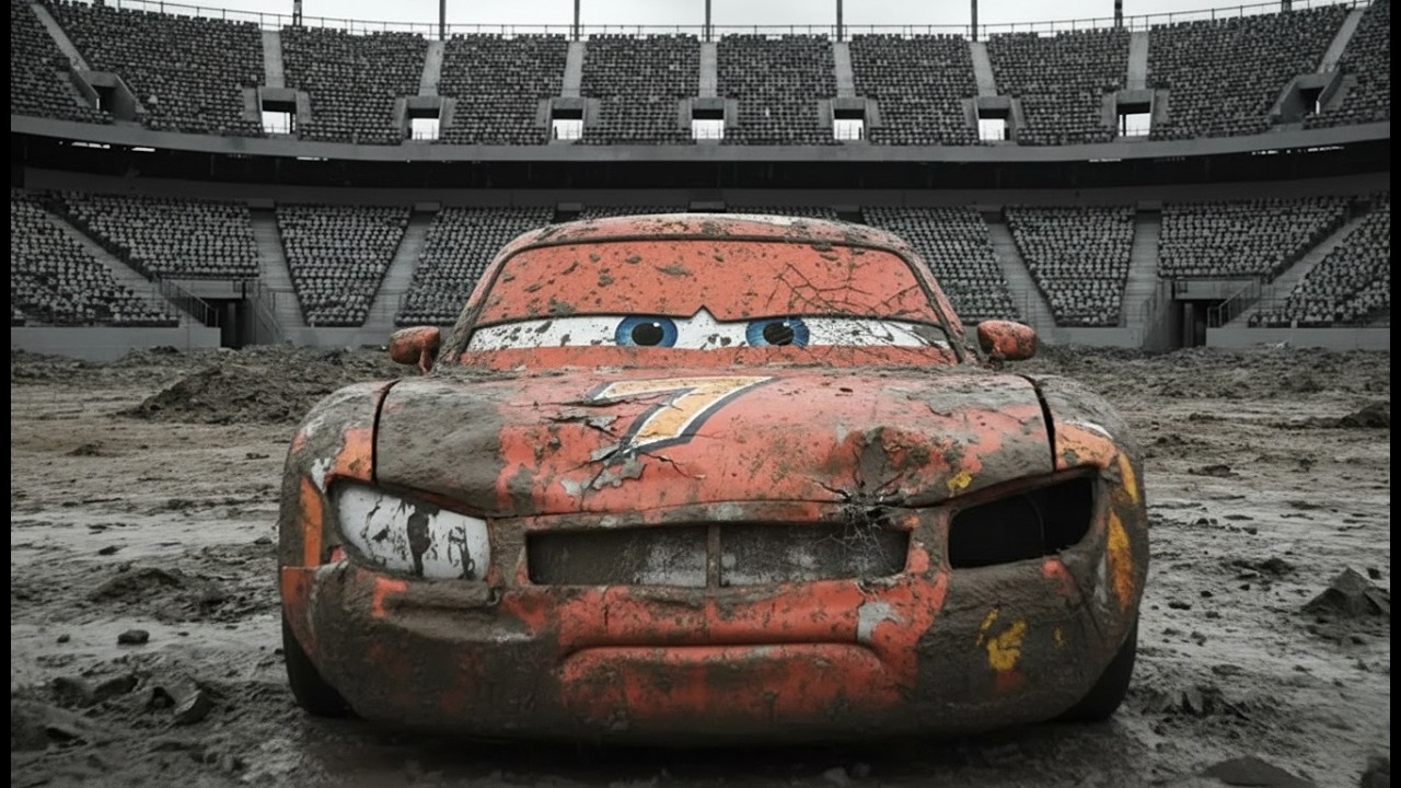 ASMR Cartoon Car Restoration – Satisfying Full Rebuild of Iconic Red Racing Car 🚗✨