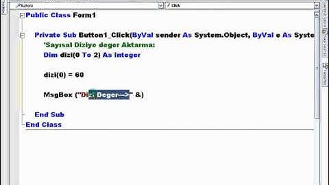 VisualBasic NET 2008 Ders 20   String ve Sayısal Diziye Değer Aktarma   SetValue   Mozilla Firefox