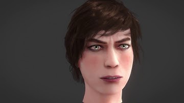 FACS-based Facial Rig - idle animation test 1