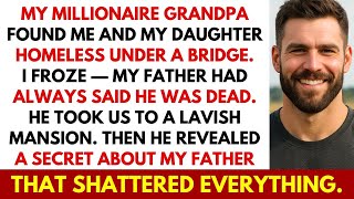 My Millionaire Grandpa Found Me And My Daughter Homeless Under A Bridge  Then He Showed Me