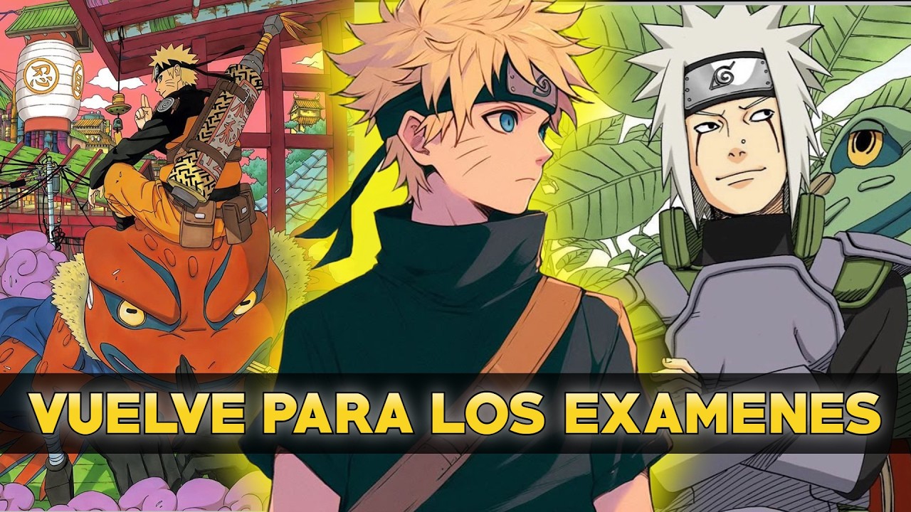 QHPS Naruto Era Entrenado Por Jiraiya Hasta Los 12 Años Para Dar Los Examenes Chunin?