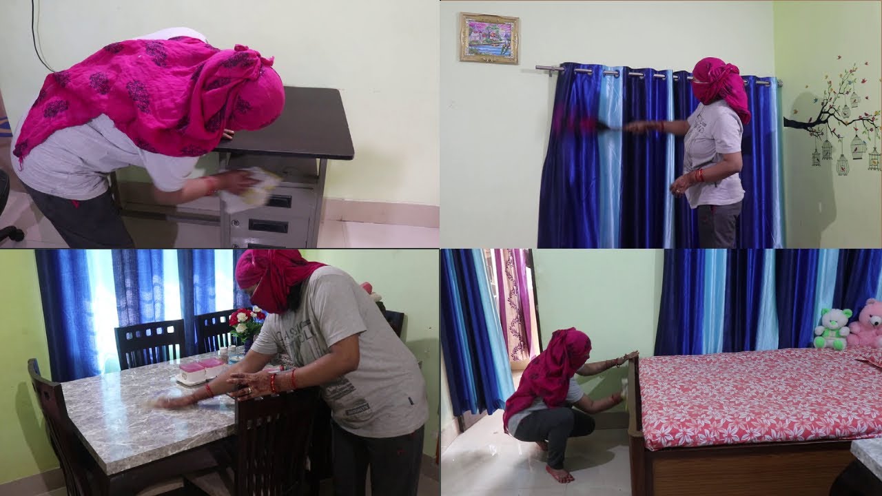 Dupatta Full Tight Face Cover House Cleaning Routine,Most Requested Video,