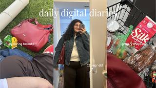 daily diaries | what i eat in a day, making a care package, & exploring toronto