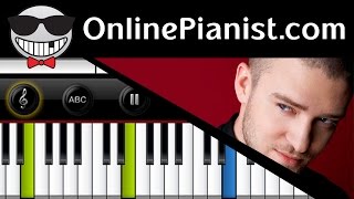 How to play What Goes Around Comes Around by Justin Timberlake on Piano - Easy Tutorial
