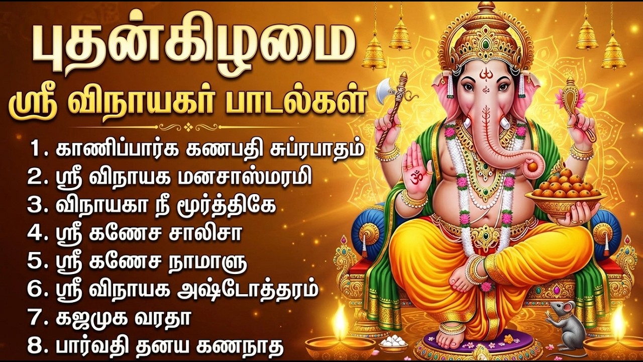 Wednesday Special Vinayagar Bakthi Padalgal | Pillaiyar Patti Karpaga Vinayagar Bakthi Padalgal