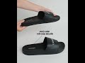 Dép cao su Leo Black Slides