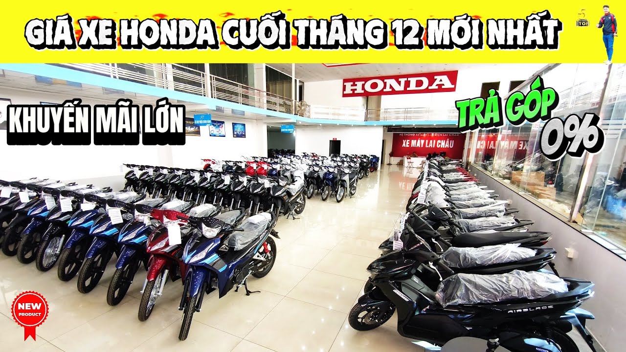 CẬP NHẬT GIÁ XE HONDA CUỐI THÁNG 12/2025 ▶ Mua Winner R 2026 trả góp 0% 🔴 TOP 5 ĐAM MÊ