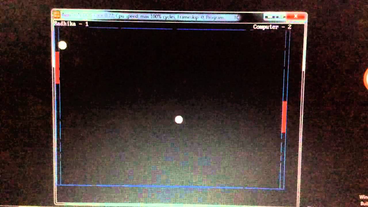 Pong game (C++ version) YouTube