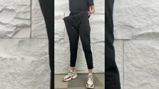 速乾性伸縮性スポーツパンツ 、男女兼用！接触冷感！ハイストレッチで締めつけ感なし。