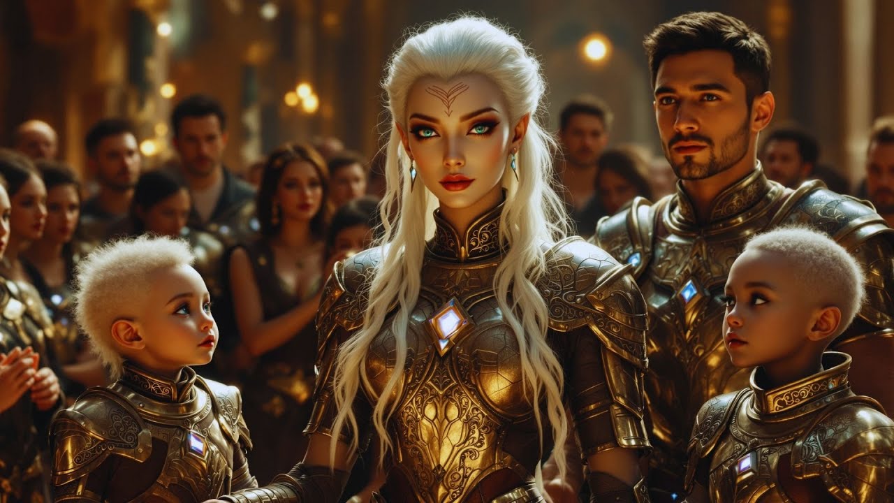 'Are These My Grandchildren?'The Alien Queen's Daughter Returned With Her Human Husband And Two Chil