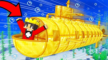 How to Build A Working SUBMARINE HOUSE in Minecraft