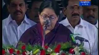 Jayalalithaa Sworn in  as the Chief Minister Of Tamil Nadu