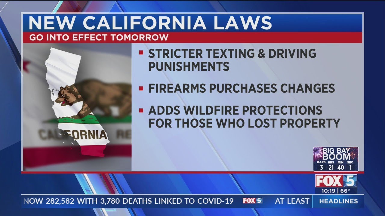 New California Laws Take Effect July 1 - YouTube