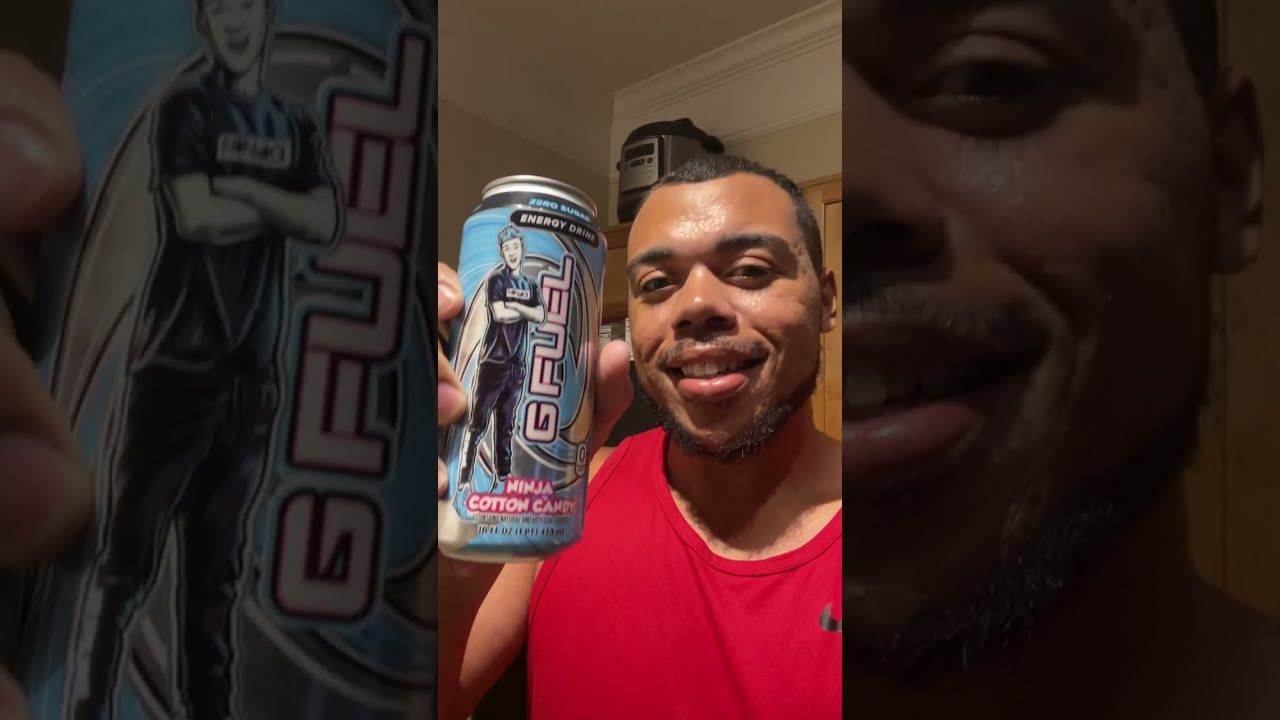 Trying Ninja Cotton Candy G Fuel