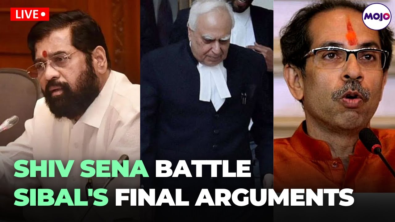 Kapil Sibal's Closing Arguments In The Shiv Sena Case | Live