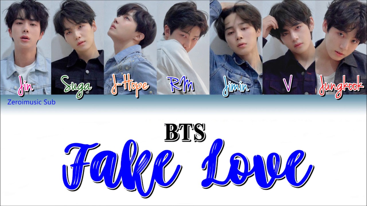 BTS (방탄소년단) - Fake Love - 가사 (Sub español+Eng Sub+Lyrics ...