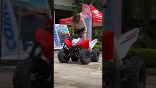 La nueva #TRX250X se presentó en el Vallartazo. Próximamente disponible. 🙌#hondamotosmx