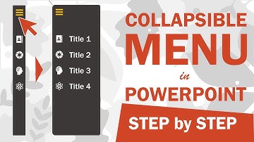 Maak een INTERACTIEF MENU in PowerPoint dat u met één klik kunt OPENEN EN SLUITEN