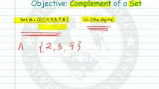 Complement of a Set