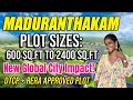 ID:303 Maduranthakam-la Ippadi DTCP & RERA Plot Kidaikkuma? | New Global City | Easy EMI