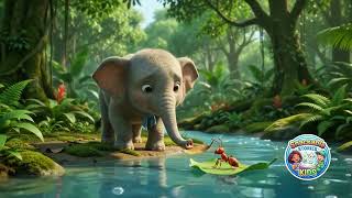 ​When a Baby Elephant Becomes a Tiny Ant's Hero 🥺✨