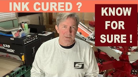 Ink Cured ? Know for sure!